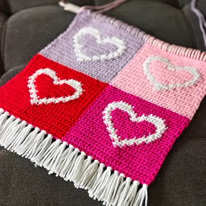 Retro Hanging Hearts